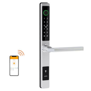 Smart lock ultra slim silver